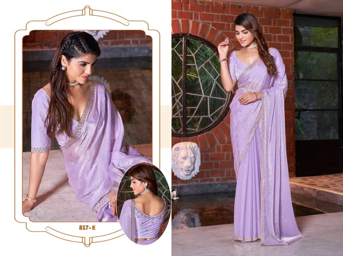 Mehek 817 A To E Satin Silk Party Wear Wholesale Sarees Suppliers In Mumbai